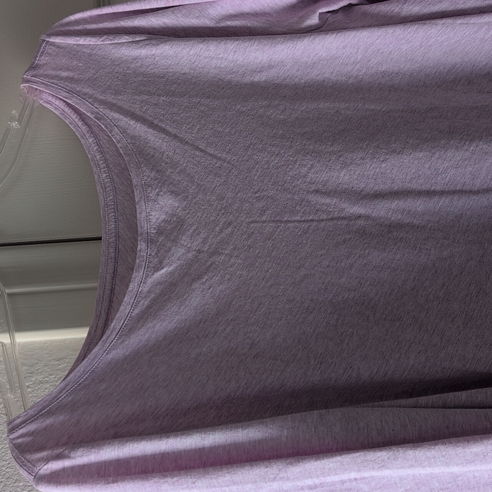 PureJill XL A-Line Tee, Lavender/White Heathered - Picture 2 of 7